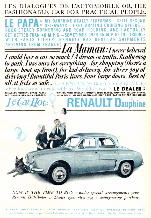 1960 Renault Dauphine Sedan